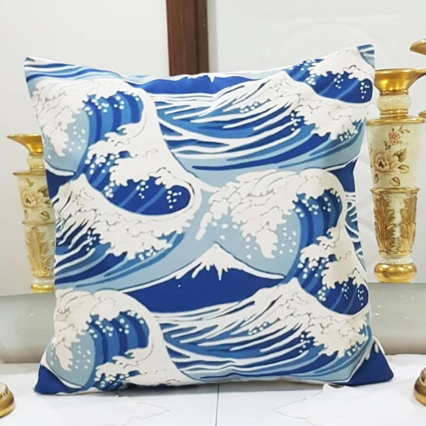 Marin Desen Kırlent Kılıfı 43x43cm