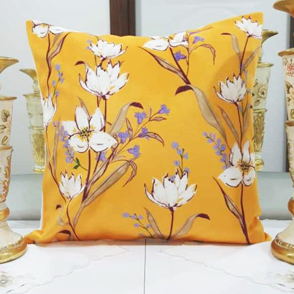 Sonbahar Desenli Kırlent Kılıfı 43x43cm