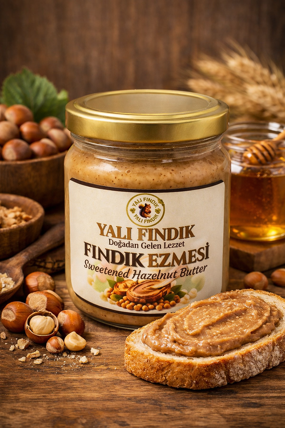Yali Findik %100 Giresun Findik EzmesiCam Kavanoz