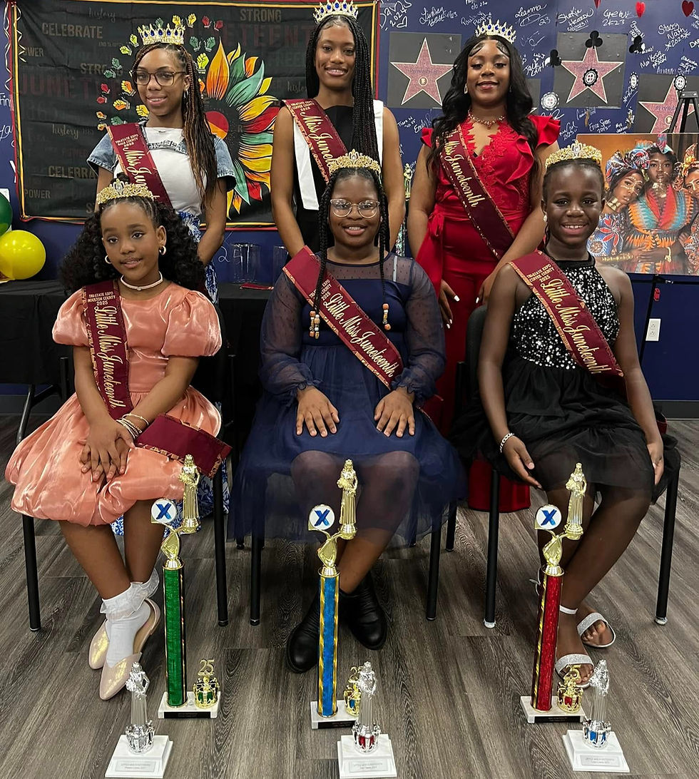 2025-2026 TSEJA Miss Juneteenth Scholarship Queens