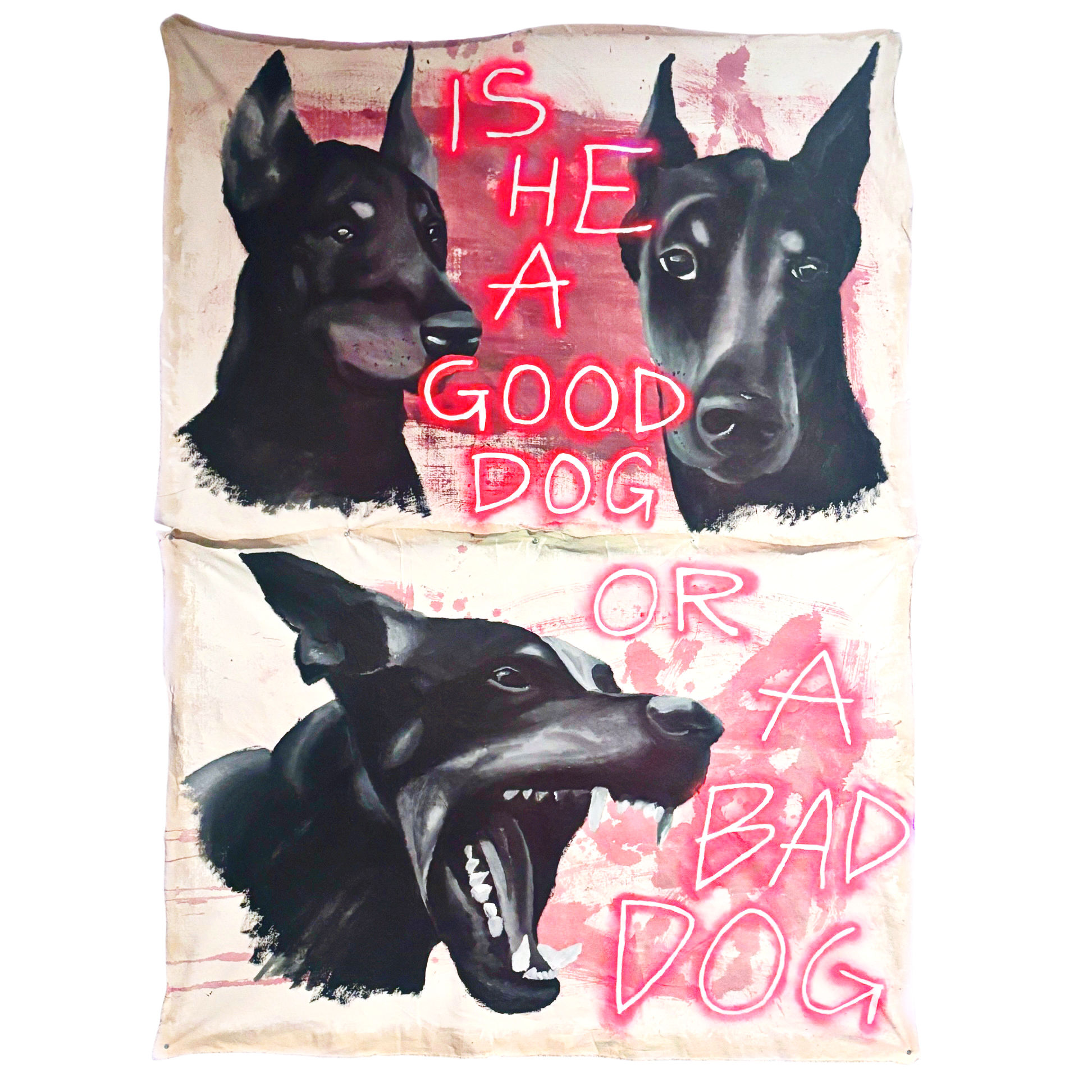 Good Dog or Bad Dog? (Original Painting)