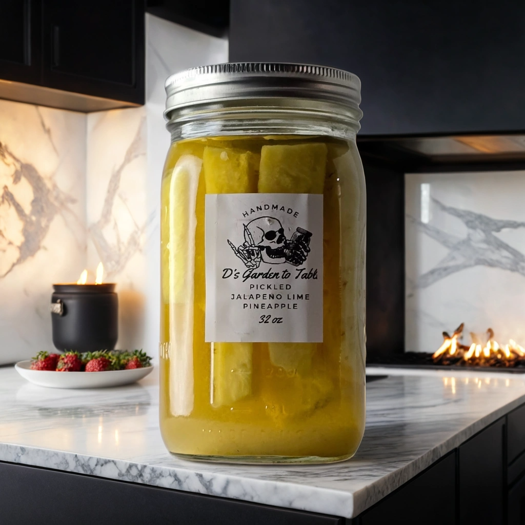 Pickled Jalapeno Lime Pineapple