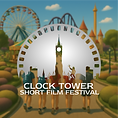 Young people entering magnificent theme park