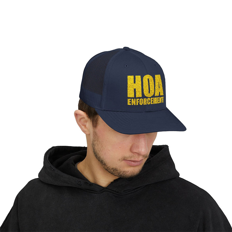 Thumbnail: HOA Enforcement Snapback Trucker Cap 