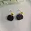 Thumbnail: Halloween pumpkin earrings minimalist design