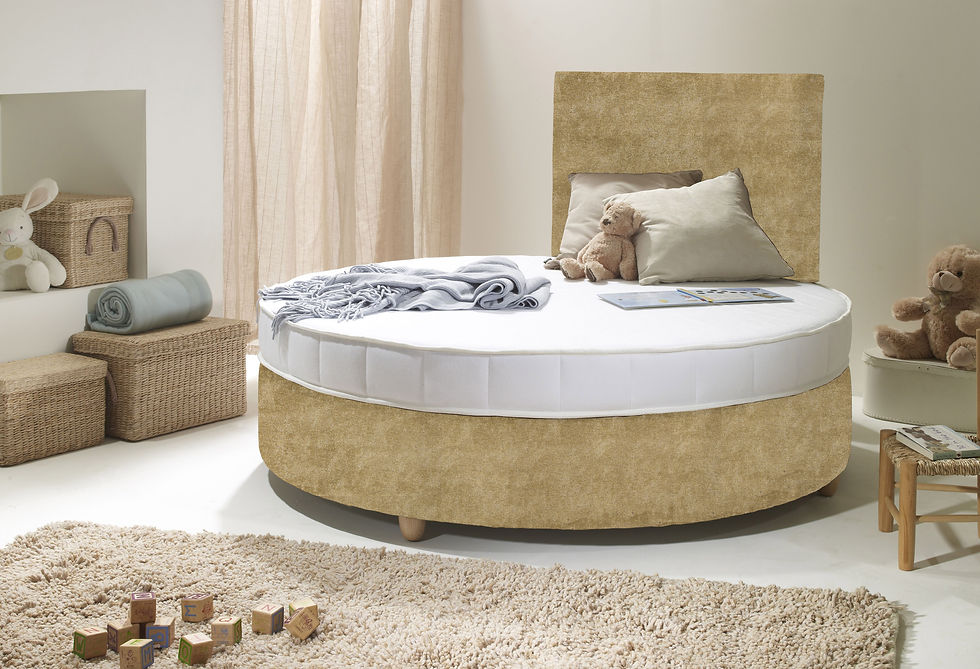 Thumbnail: Koala Kids 6FT Round Bed including Headboard 183cm