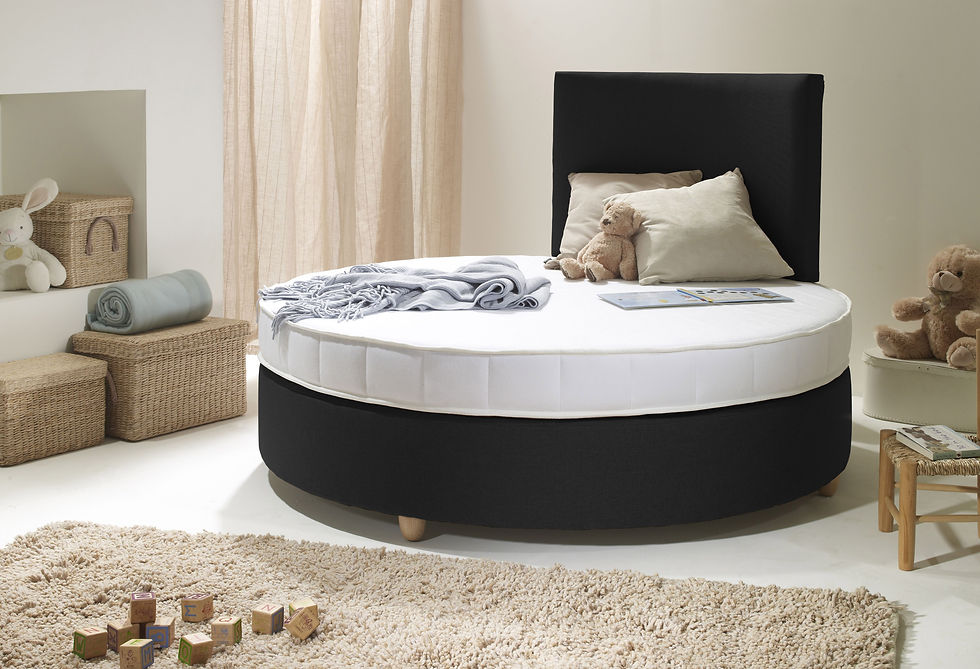 Thumbnail: Koala Kids 6FT Round Bed including Headboard 183cm