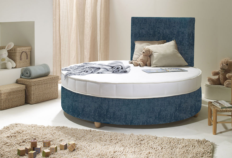 Thumbnail: Koala Kids 6FT Round Bed including Headboard 183cm
