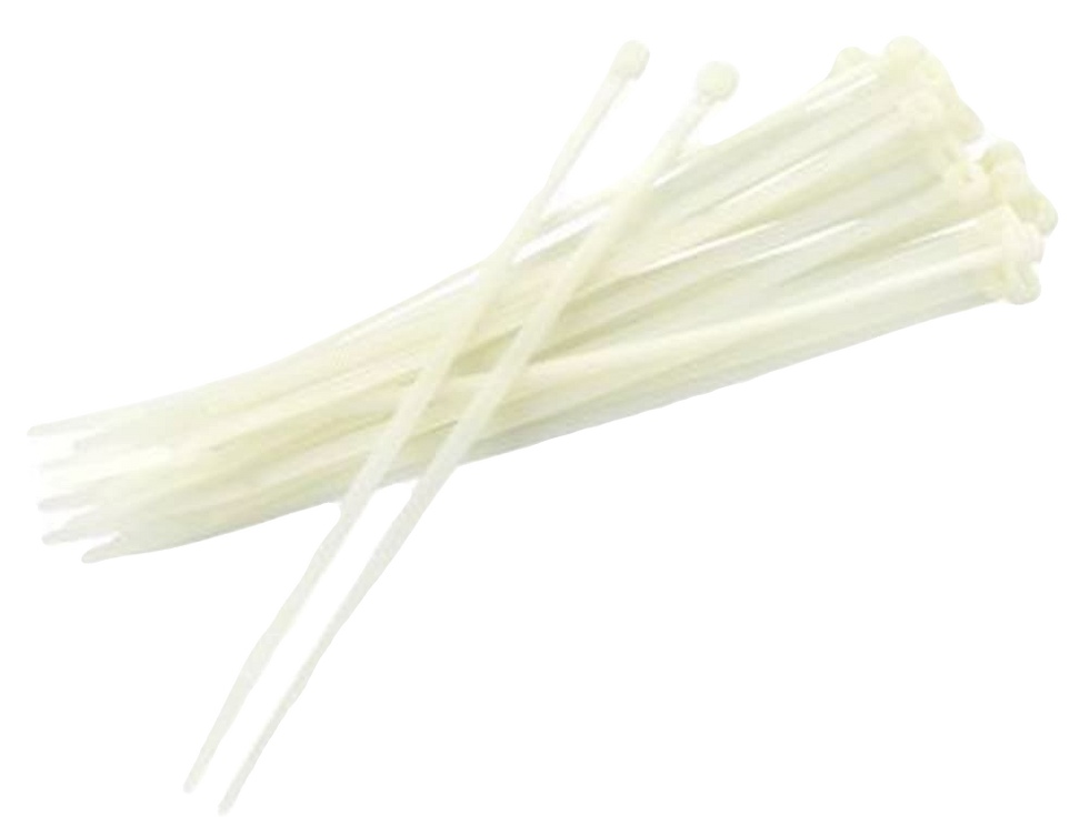 Kabelbinder 20 Stück 100mm weiss DonE410