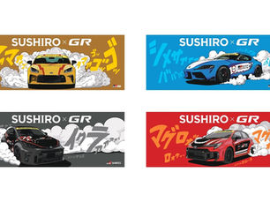 迴轉壽司變身熱血賽道?!GAZOO Racing 與壽司郎首度跨界聯名,GR 四劍客化身「壽司車」狂飆上菜!