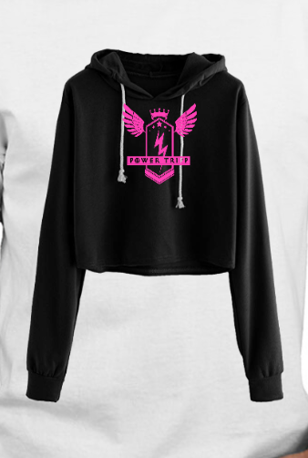 Thumbnail: Ladies Crop Hoodies
