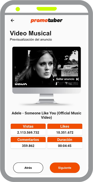 Sube tu video musical a Promotuber