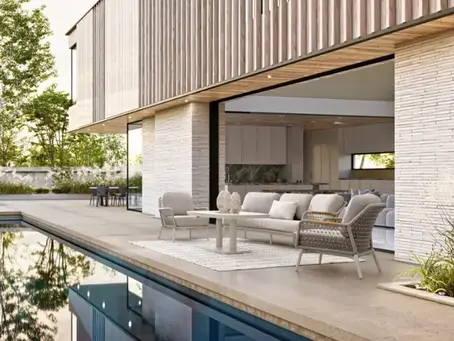 Muebles de exterior en Mallorca: sillón Eulero y mesa Talete para tu terraza