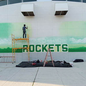 New Mural On Media Center