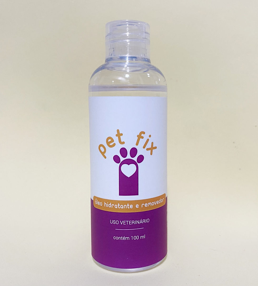 Óleo hidratante e removedor Pet fix