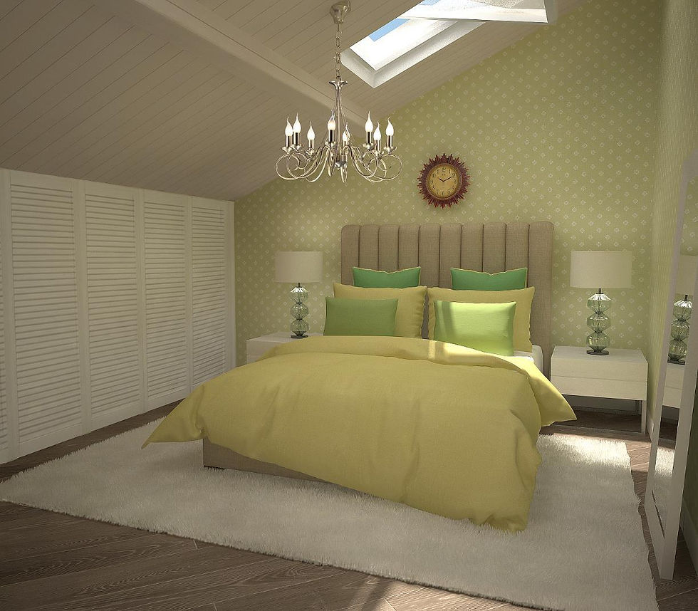 Спальня_мансарда