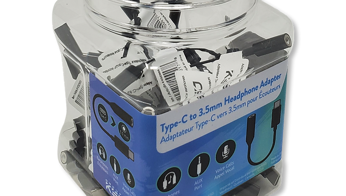 Présentoir comptoir adaptateur Type-C