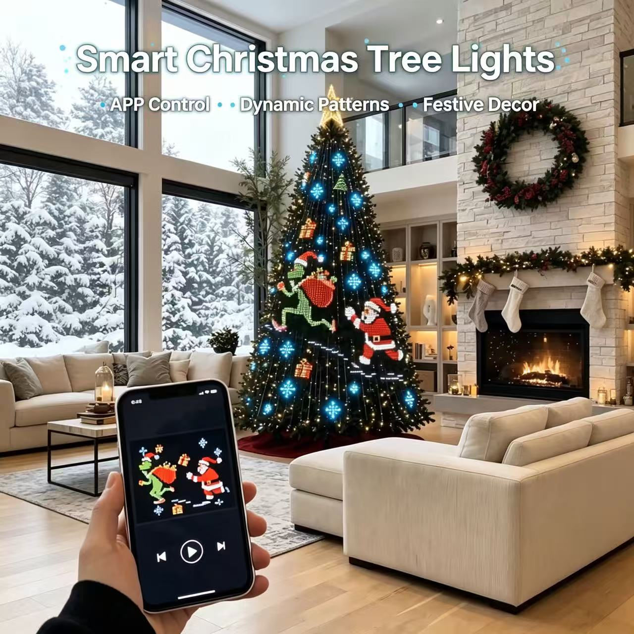 LED Christmas light string