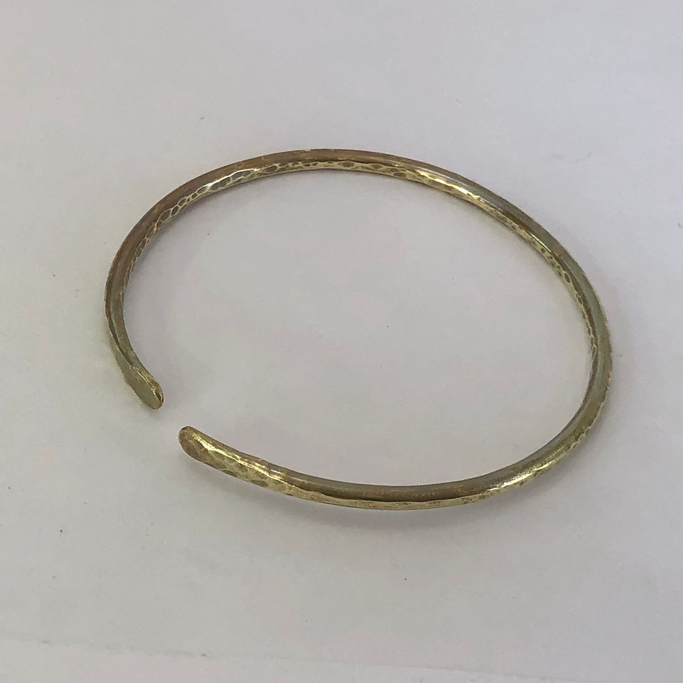 Thumbnail: Brass Bangle  - Thin