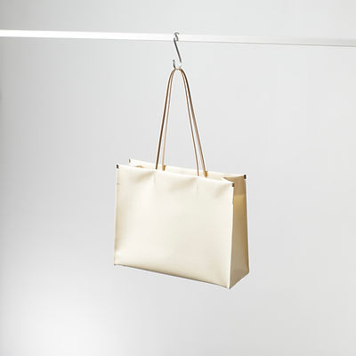 ★送料/関税込★NOTHING WRITTEN★Large tote bag 伝統工芸士 銀引箔 shopper bag 縦 | kentohashiguchi