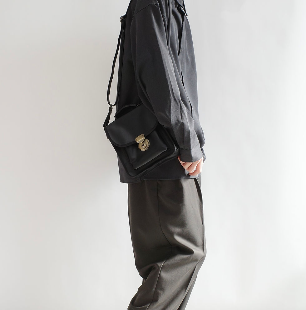 ハシグチケント olden black 学生カバン風 hashiguchi