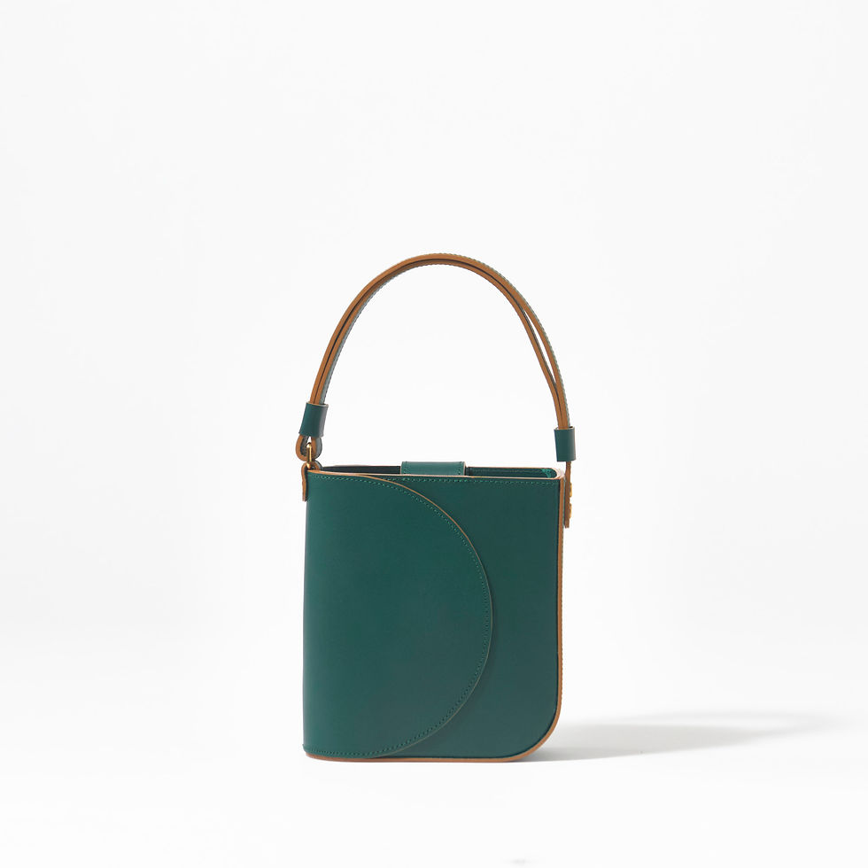 Thumbnail: × Junichiro Oshima Ruku hand/shoulder bag S green
