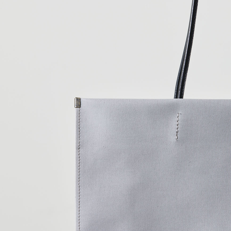 Thumbnail: shopper bag gray: horizontal