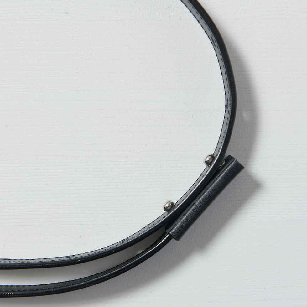 Thumbnail: leather slim belt