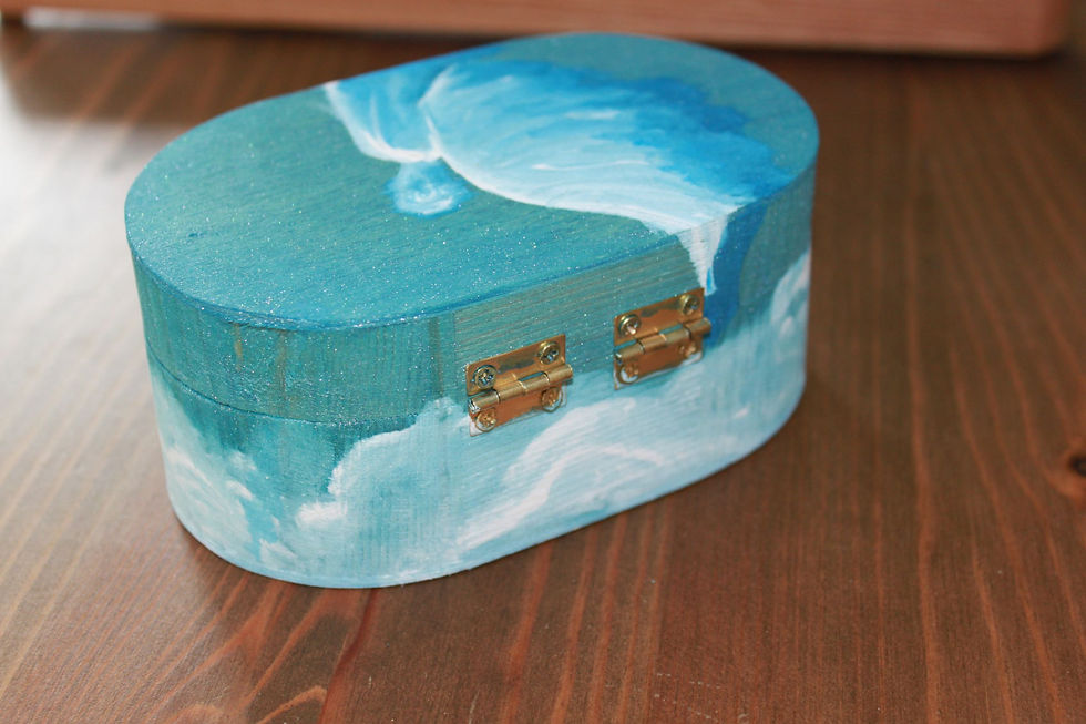 Miniaturbild: Schatulle türkis-blau