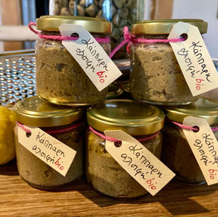 Capers spread, mandarin sirop