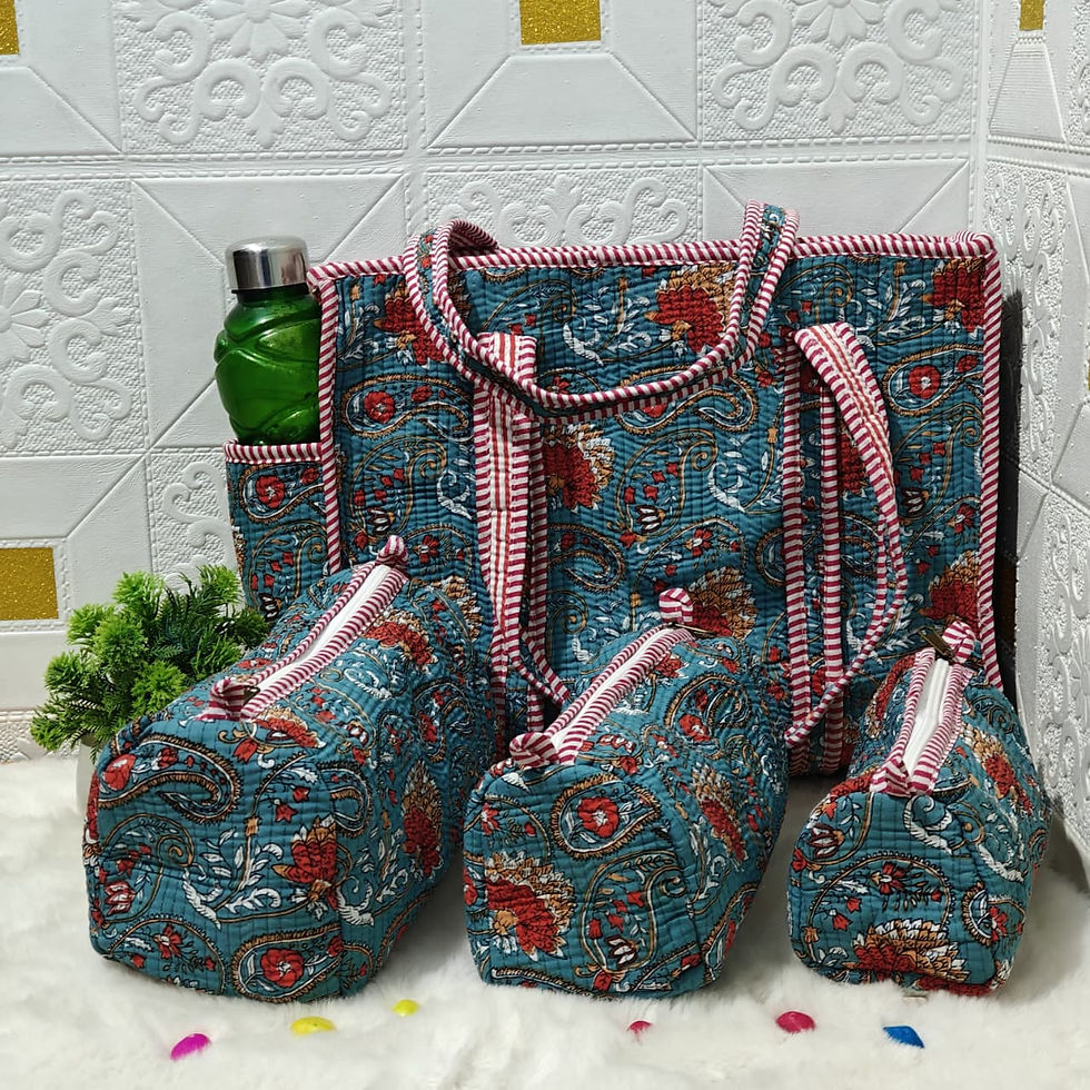 Thumbnail: Quilted bag combo