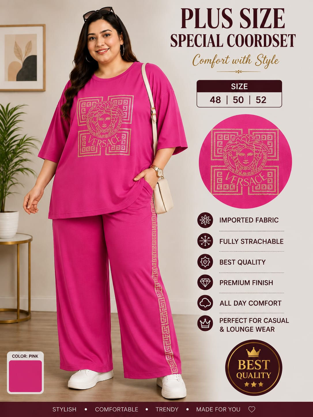 Plus Size Cord Set