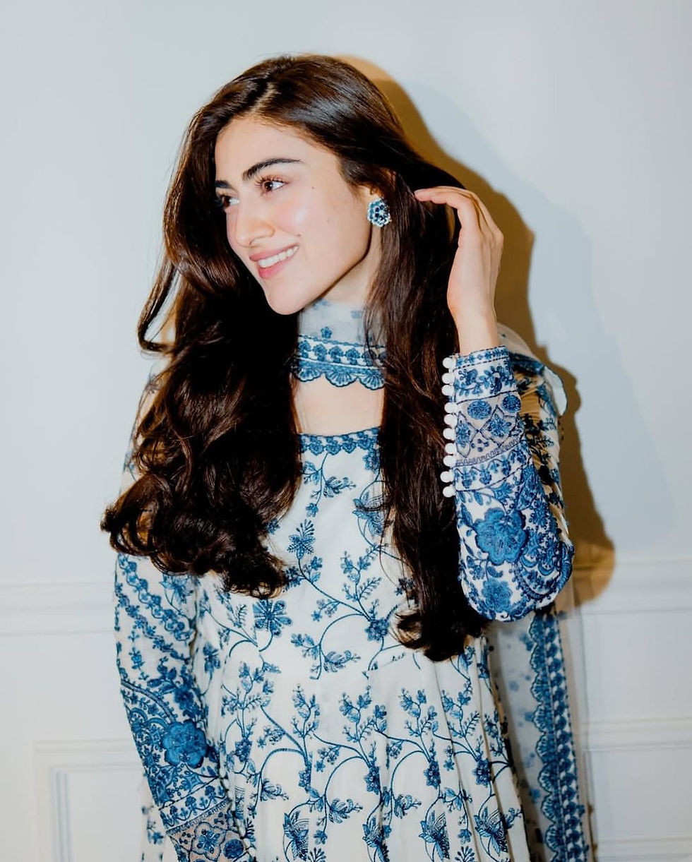 Thumbnail: Faux Georgette Anarkali Suit Set