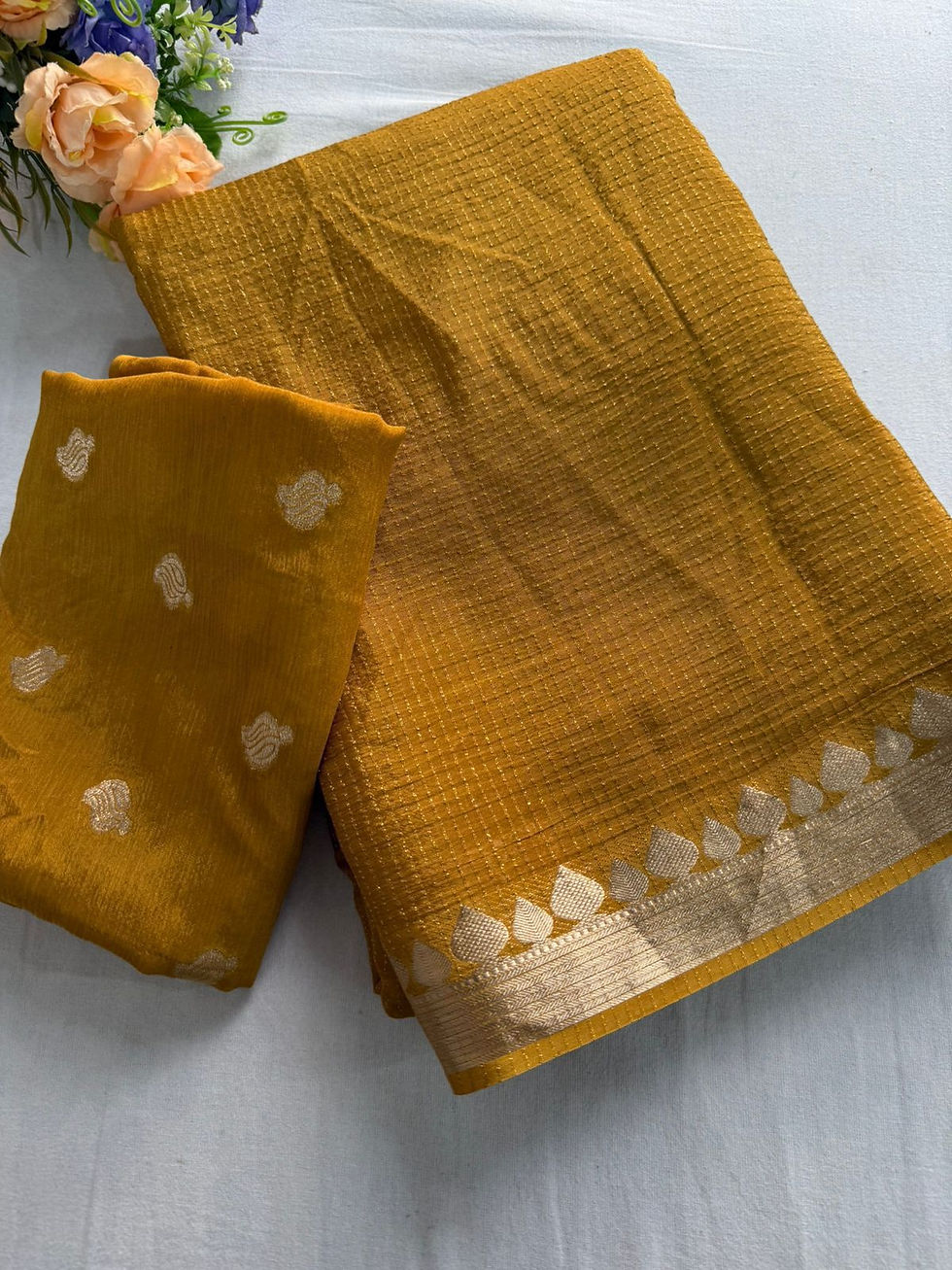 Thumbnail: Pure Chinnon Viscose Saree
