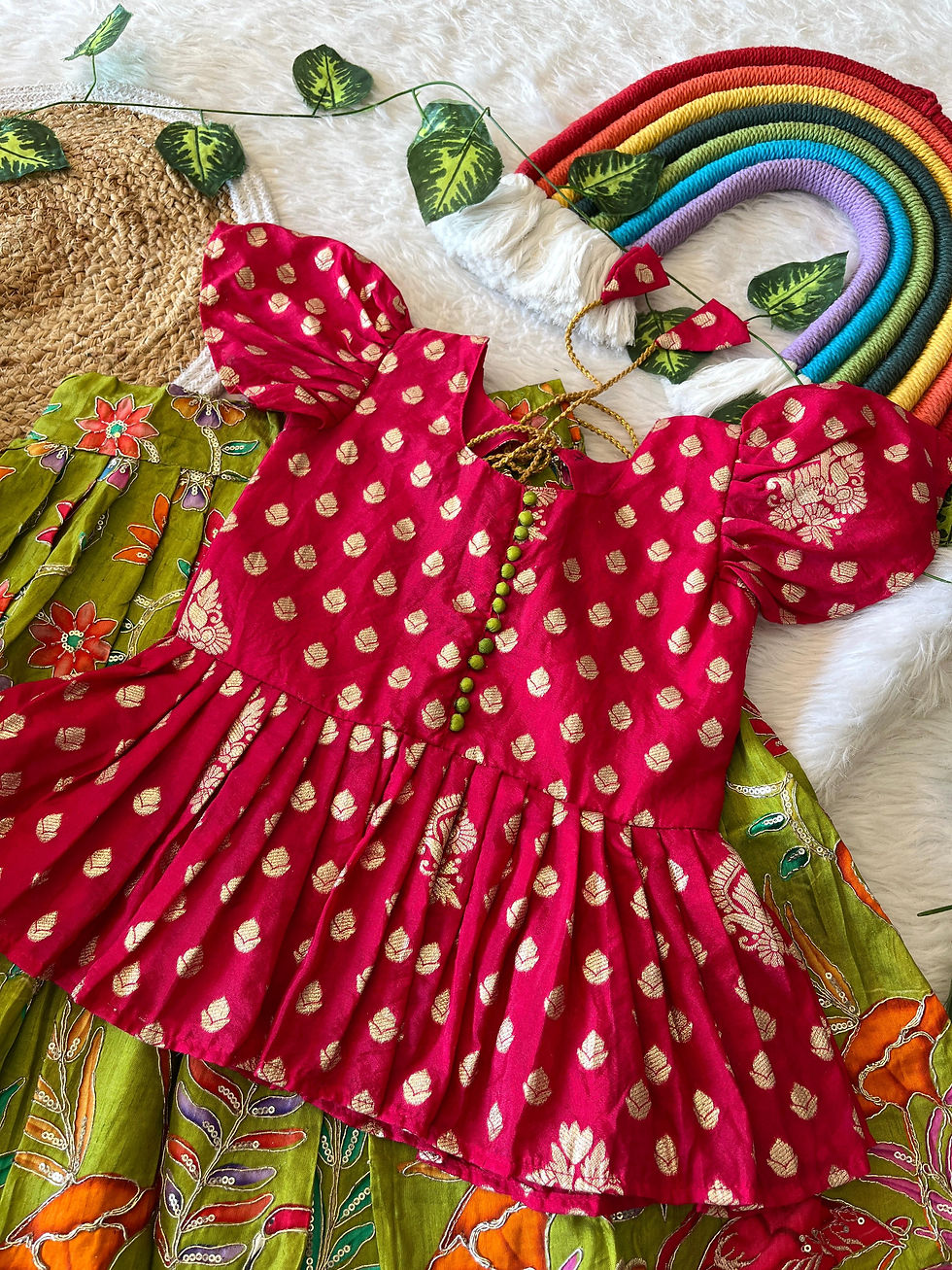 Thumbnail: Viscose dola silk lehenga choli with position embroidery