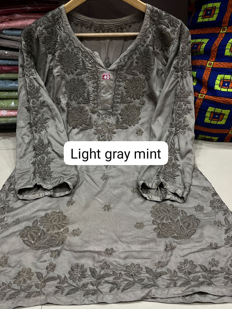 Thumbnail: Premium Quality Modal Satin 3D Work Short Top  
