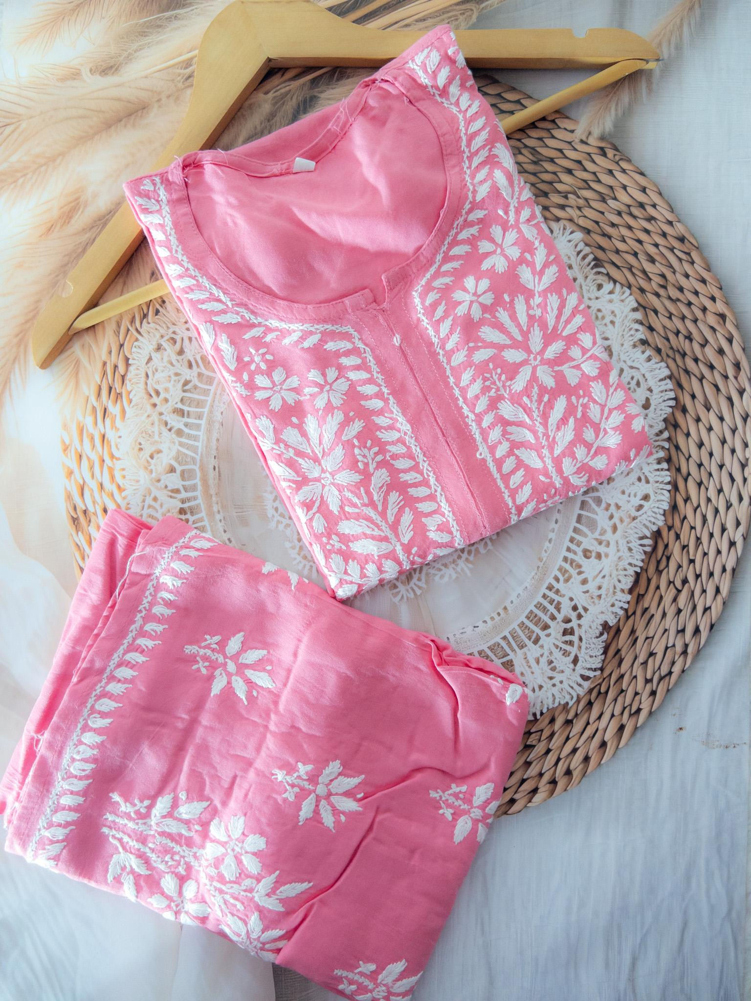 Chikankari Rayon Set