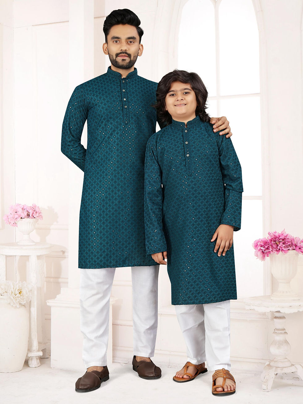 Thumbnail: Father-Son Combo Kurta