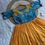 Thumbnail: Muslin gown with kalamkari print work