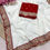 Thumbnail: Saree with amazing white-red colour combination