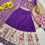 Thumbnail: Kids Chinnon Silk lehenga Choli
