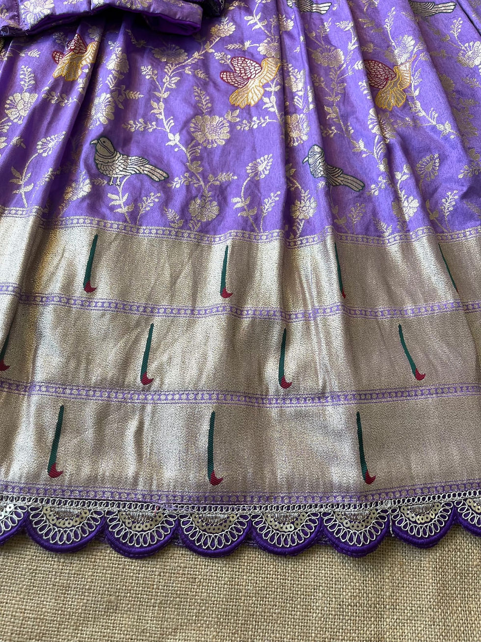 Thumbnail: Paithani Dola Silk Lehenga Choli