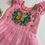 Thumbnail: Kids frock chinnon with cut dana khatli butterfly