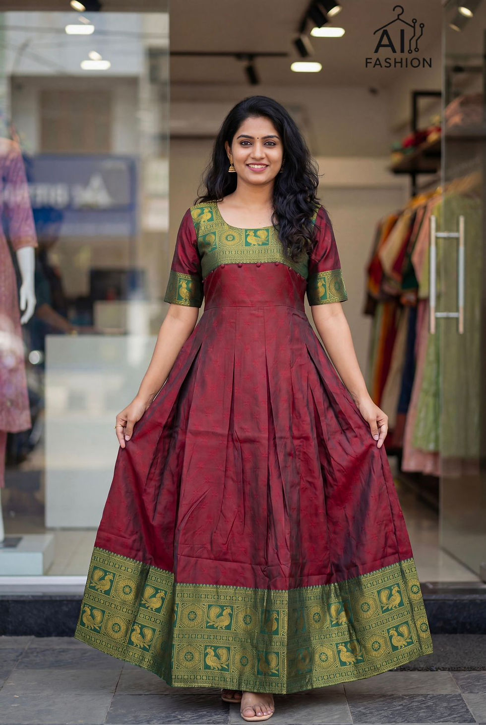 Thumbnail: Traditional Gown for festivals and party wear