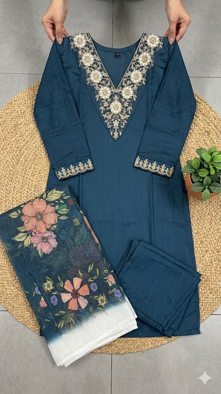 Thumbnail: Classic three-piece ethnic suit set
