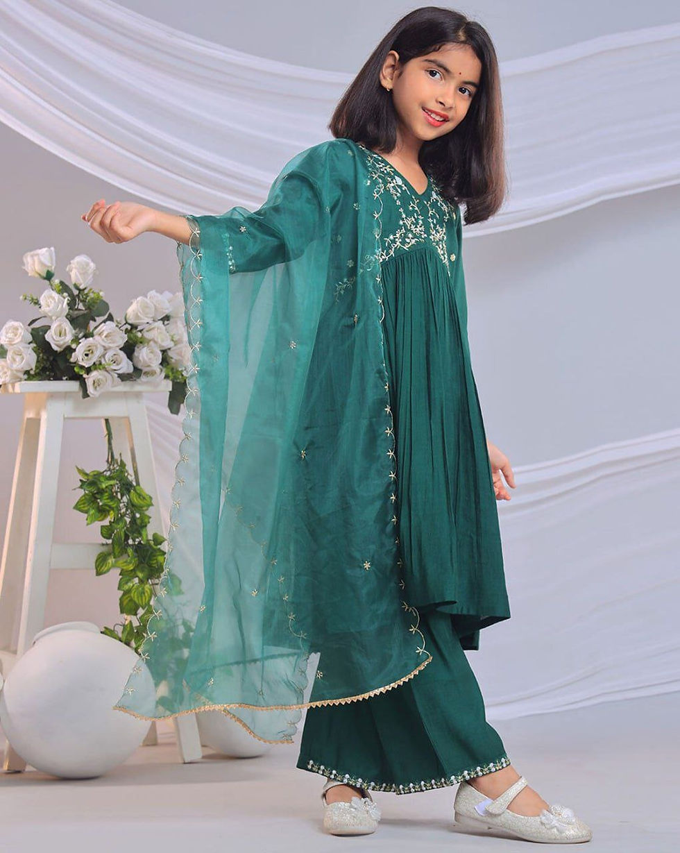 Thumbnail: Kids Wear Attractive 3 Piece Kurta Set