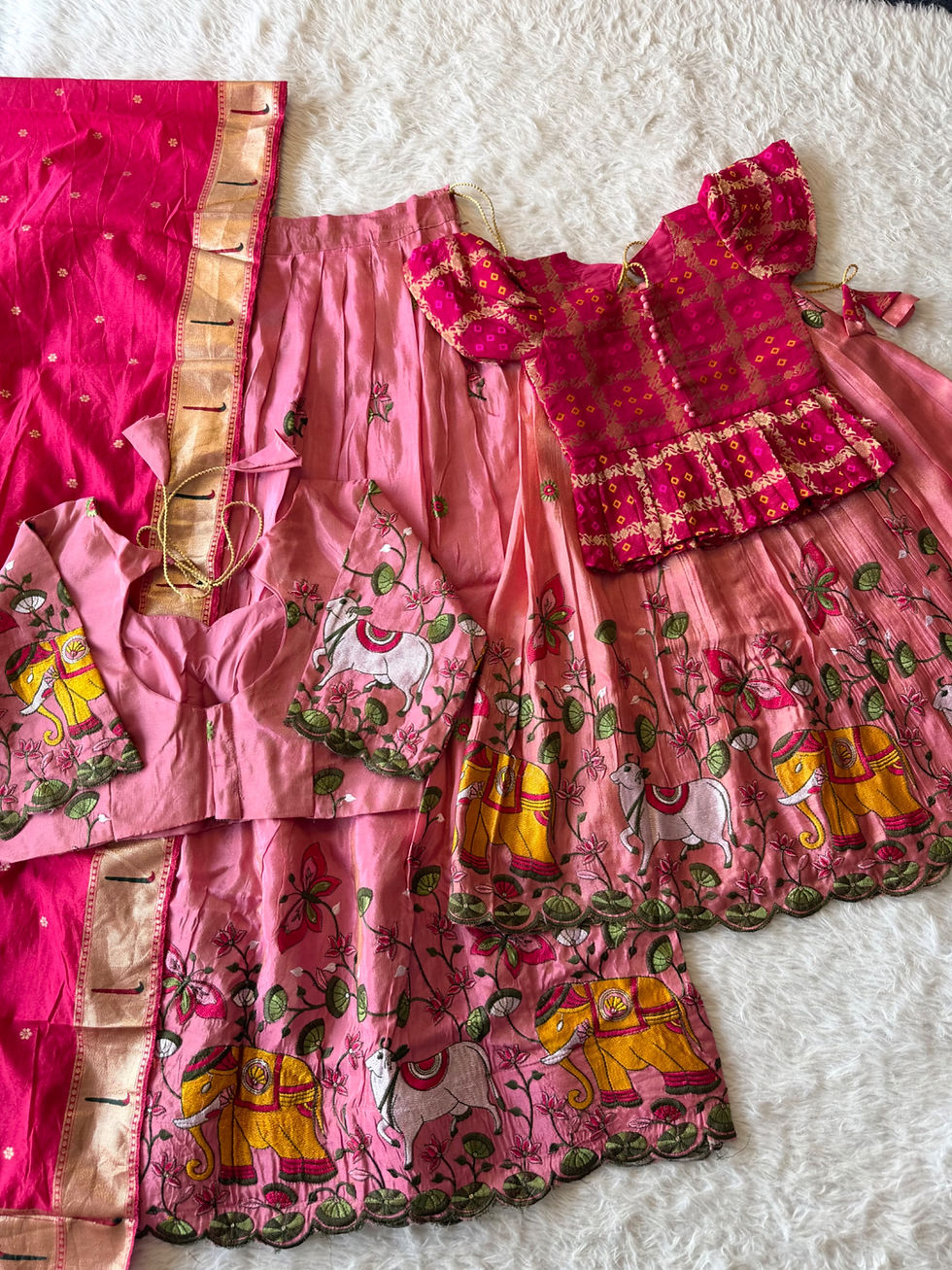 Thumbnail: Mom daughter combo - Lehenga Choli