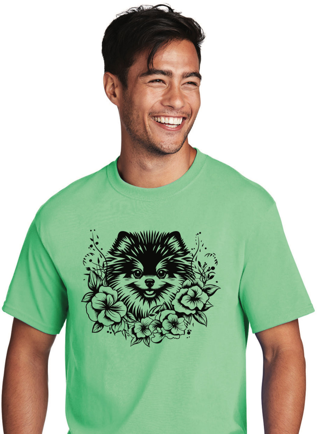 Pom Flowers Unisex PC54 Port & Company® Core Cotton