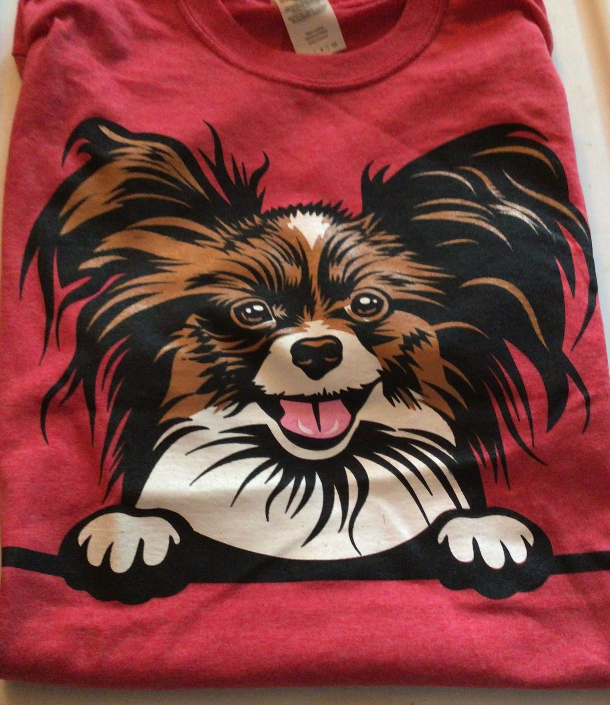 Peeking Pap Sable 3 Unisex PC54 Port & Company® Core Cotton