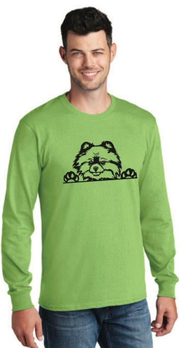 Peeling Pom PC54LS Port & Company® Long Sleeve Core Cott
